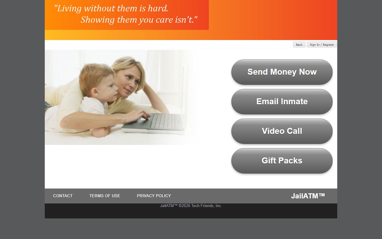JailATM deposits site for Warren County inmate records and tablet funds
